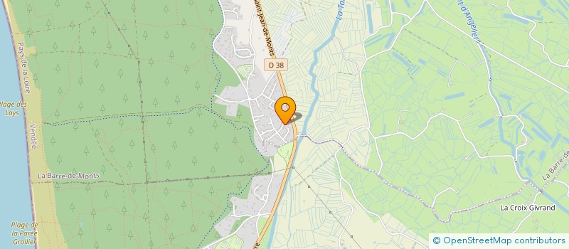 localisation de l'entreprise MONSIEUR ENZO COX  LA BARRE-DE-MONTS