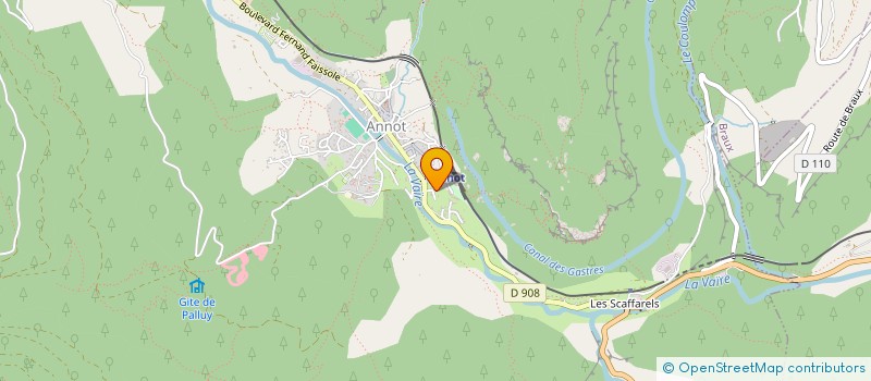 localisation de l'entreprise MONSIEUR ENZO COZZI  ANNOT