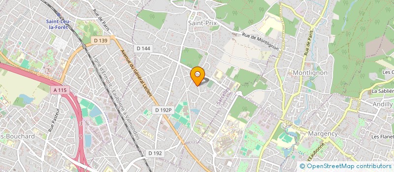 localisation de l'entreprise MONSIEUR ENZO CUNY à SAINT-PRIX