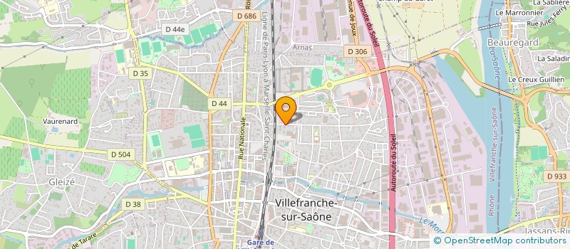 localisation de l'entreprise MONSIEUR ENZO D ALOIA D IGNAZIO  VILLEFRANCHE-SUR-SAONE