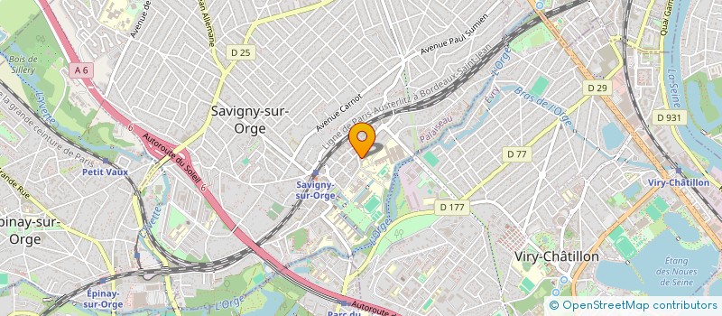 localisation de l'entreprise MONSIEUR ENZO DA SILVA à SAVIGNY-SUR-ORGE