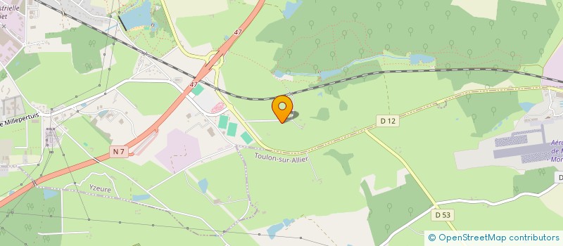 localisation de l'entreprise MONSIEUR ENZO DARDAT  YZEURE