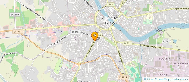 localisation de l'entreprise MONSIEUR ENZO DARINI  VILLENEUVE-SUR-LOT