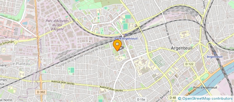 localisation de l'entreprise MONSIEUR ENZO DASSI  ARGENTEUIL