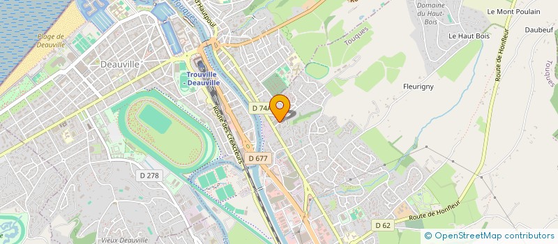 localisation de l'entreprise MONSIEUR ENZO DAUDIN  TOUQUES