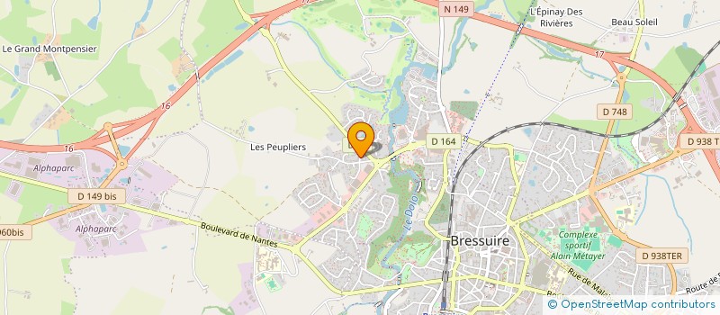 localisation de l'entreprise MONSIEUR ENZO DE ALMEIDA  BRESSUIRE