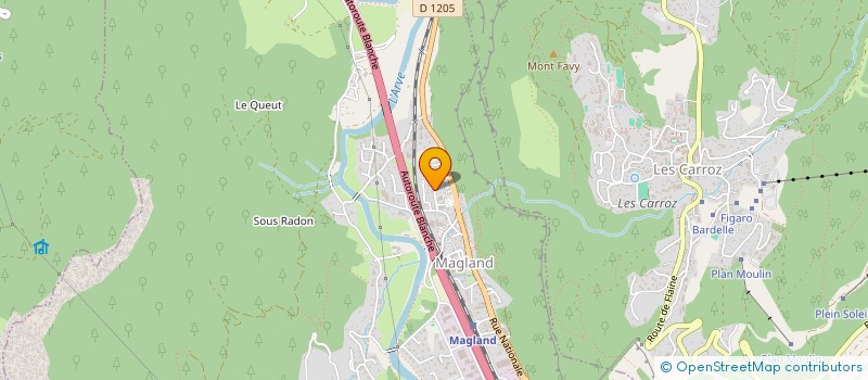 localisation de l'entreprise MONSIEUR ENZO DE CRIGNIS  MAGLAND