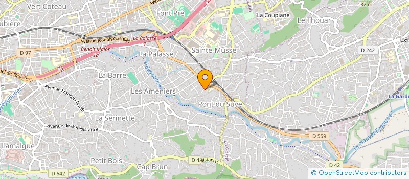 localisation de l'entreprise MONSIEUR ENZO DE GIOVANNI  TOULON