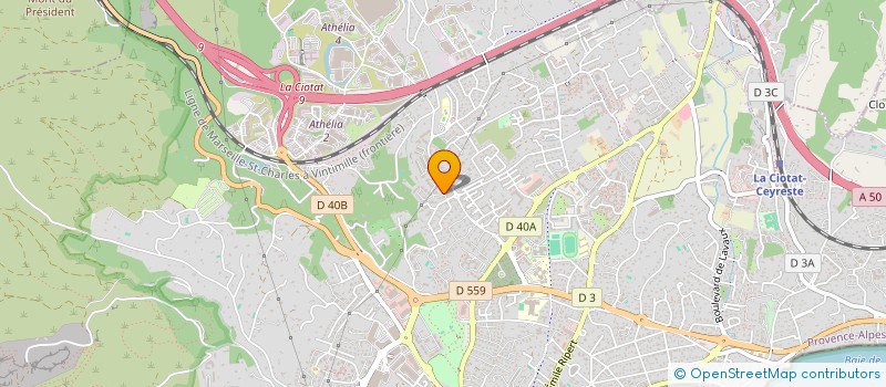 localisation de l'entreprise MONSIEUR ENZO DE STEFANIS à LA CIOTAT