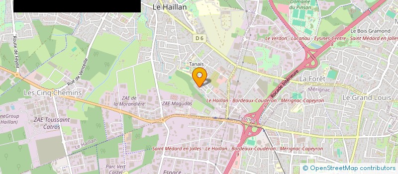 localisation de l'entreprise MONSIEUR ENZO DEBANNE à LE HAILLAN