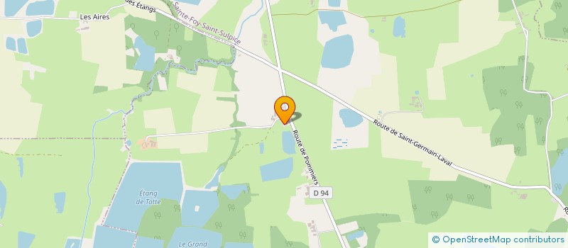 localisation de l'entreprise MONSIEUR ENZO DEBIESSE  SAINTE-FOY-SAINT-SULPICE