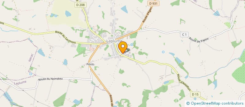 localisation de l'entreprise MONSIEUR ENZO DEBONO  LAPLUME