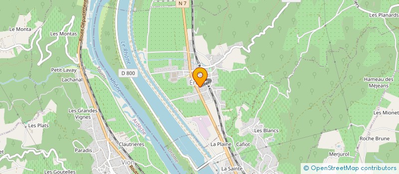 localisation de l'entreprise MONSIEUR ENZO DELETRAZ  TAIN L HERMITAGE