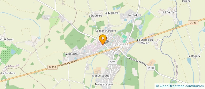 localisation de l'entreprise MONSIEUR ENZO DELRUE  FROIDFOND