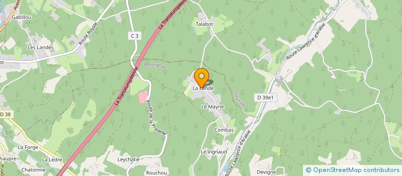 localisation de l'entreprise MONSIEUR ENZO DELSUC  BOURGNAC