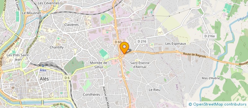 localisation de l'entreprise MONSIEUR ENZO DEMARCHE  ALES