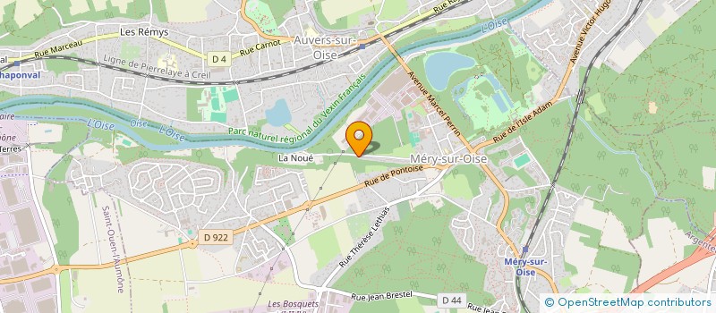 localisation de l'entreprise MONSIEUR ENZO DENIAU  MERY-SUR-OISE