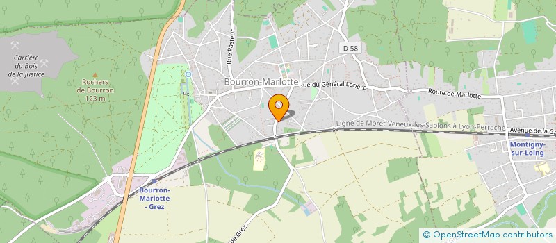 localisation de l'entreprise MONSIEUR ENZO DHIRY  BOURRON-MARLOTTE