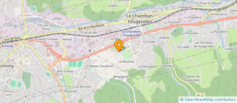 localisation de l'entreprise MONSIEUR ENZO DI FELICE à LE CHAMBON-FEUGEROLLES