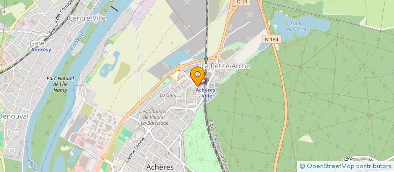 localisation de l'entreprise MONSIEUR ENZO DIALLO  ACHERES