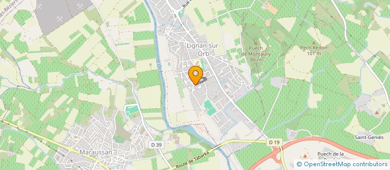 localisation de l'entreprise MONSIEUR ENZO DIJOUX  LIGNAN-SUR-ORB