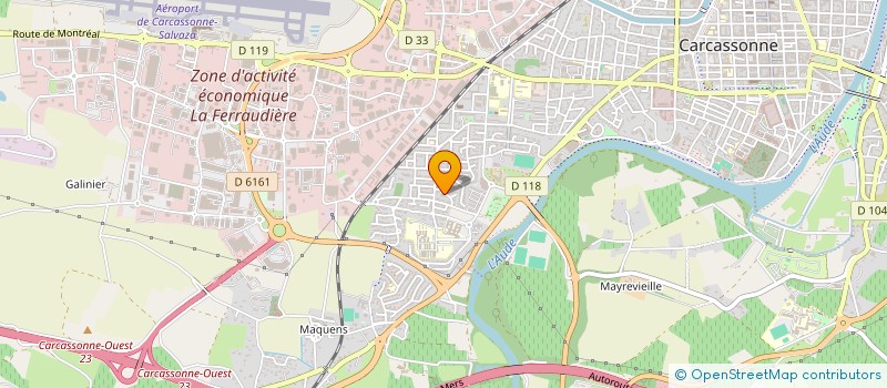 localisation de l'entreprise MONSIEUR ENZO DOMINGUEZ  CARCASSONNE