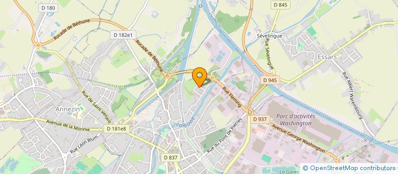 localisation de l'entreprise MONSIEUR ENZO DUBUCHE-MAHIEUX  BETHUNE