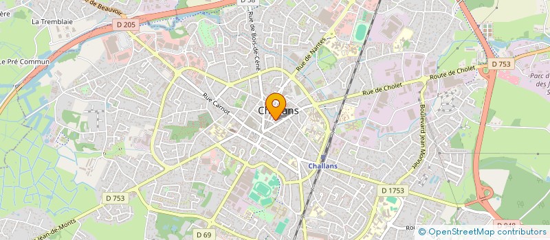 localisation de l'entreprise MONSIEUR ENZO DUGAST à CHALLANS