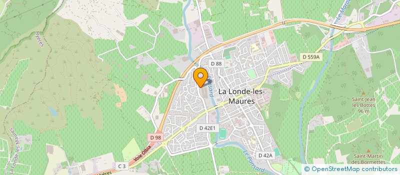 localisation de l'entreprise MONSIEUR ENZO DUGUE  LA LONDE-LES-MAURES