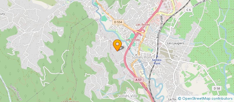 localisation de l'entreprise MONSIEUR ENZO DUMAS  SOLLIES-PONT