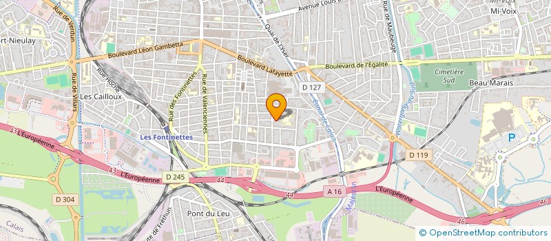 localisation de l'entreprise MONSIEUR ENZO DUPART  CALAIS