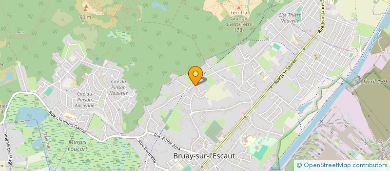 localisation de l'entreprise MONSIEUR ENZO DUSAUSOIT  BRUAY-SUR-L'ESCAUT