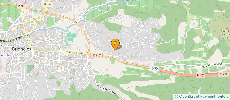 localisation de l'entreprise MONSIEUR ENZO FARIA  BRIGNOLES