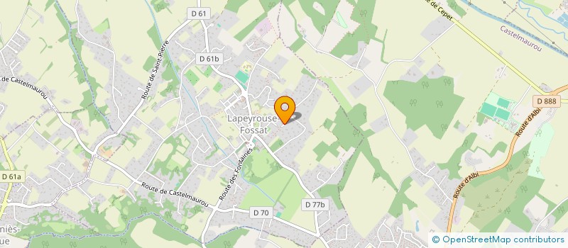 localisation de l'entreprise MONSIEUR ENZO FARNE  LAPEYROUSE-FOSSAT