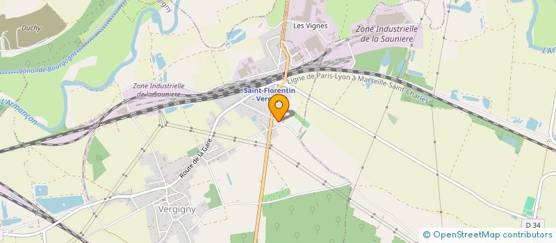 localisation de l'entreprise MONSIEUR ENZO FELICI  VERGIGNY