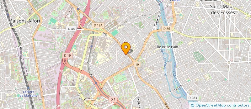 localisation de l'entreprise MONSIEUR ENZO FERNANDES  CRETEIL