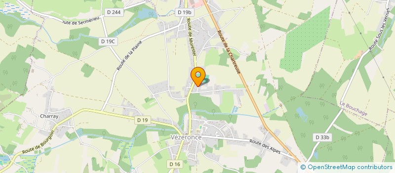 localisation de l'entreprise MONSIEUR ENZO FERNANDEZ  VEZERONCE-CURTIN