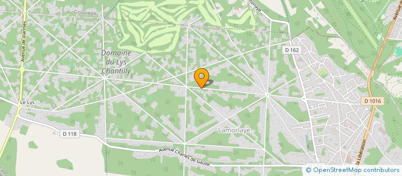 localisation de l'entreprise MONSIEUR ENZO FERNANDEZ ORTEGA  CHANTILLY