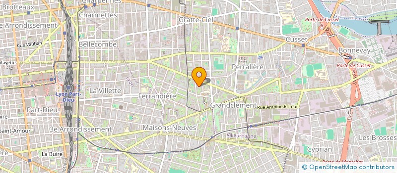 localisation de l'entreprise MONSIEUR ENZO FERRARIS  VILLEURBANNE