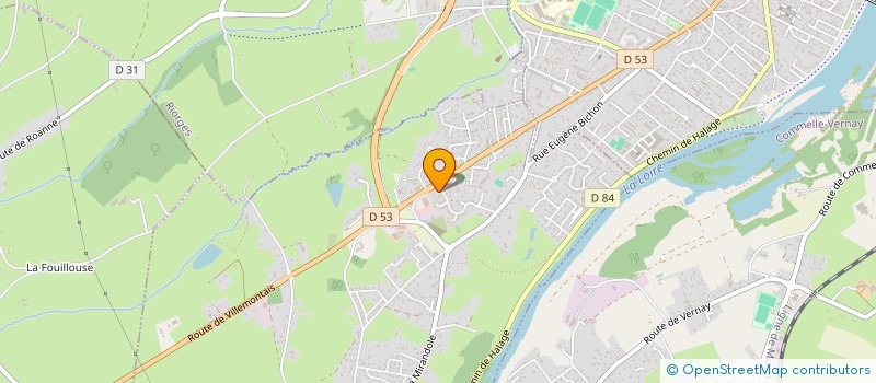 localisation de l'entreprise MONSIEUR ENZO FERRET  COMMELLE-VERNAY