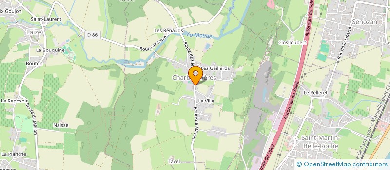 localisation de l'entreprise MONSIEUR ENZO FERRIER  CHARBONNIERES