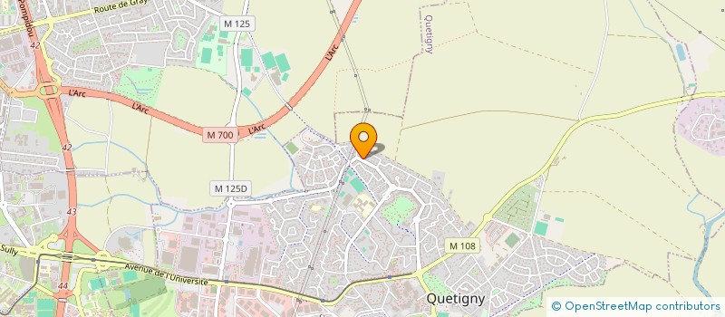 localisation de l'entreprise MONSIEUR ENZO FORTE  QUETIGNY