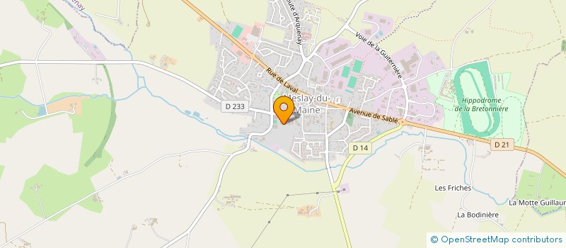 localisation de l'entreprise MONSIEUR ENZO FOULON  MESLAY-DU-MAINE