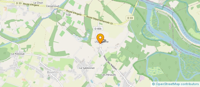 localisation de l'entreprise MONSIEUR ENZO-FRANCIS DI CREDICO  LES AVENIERES VEYRINS-THUELLIN