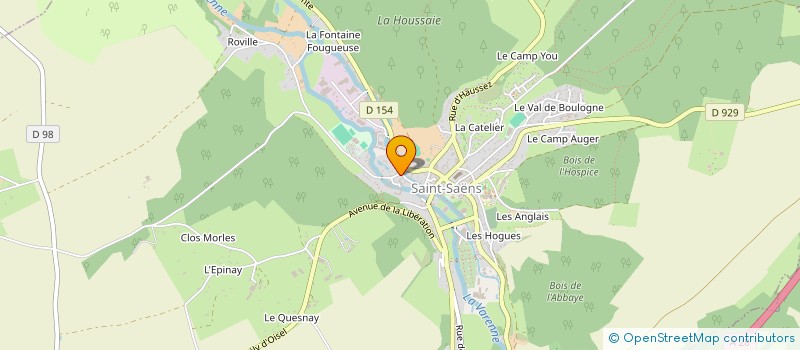 localisation de l'entreprise MONSIEUR ENZO FRIESS  SAINT-SAENS