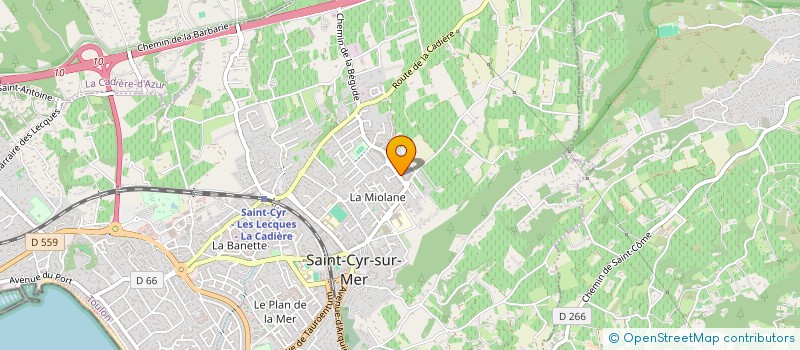 localisation de l'entreprise MONSIEUR ENZO FRUSTIERI GARCIA à SAINT-CYR-SUR-MER
