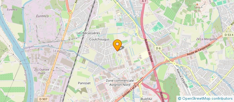 localisation de l'entreprise MONSIEUR ENZO GALA MUTI  SORGUES