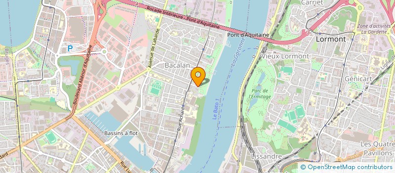 localisation de l'entreprise MONSIEUR ENZO GALTIER  BORDEAUX