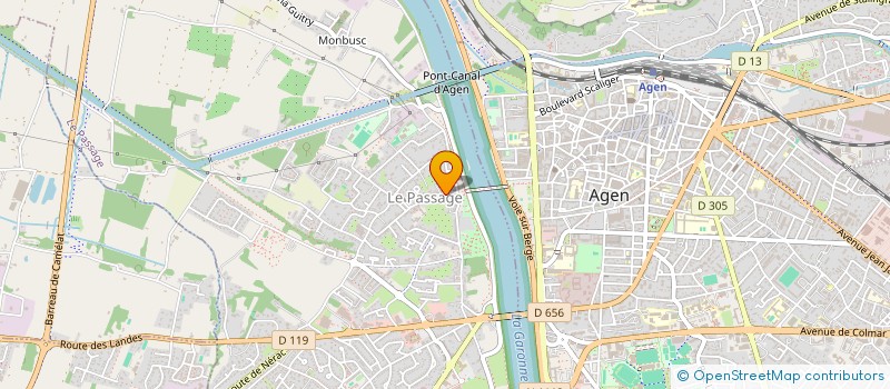 localisation de l'entreprise MONSIEUR ENZO GARCIA  LE PASSAGE