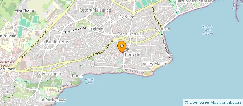 localisation de l'entreprise MONSIEUR ENZO GARDINAL  SAINT-NAZAIRE